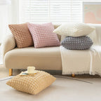 Creamy Style Throw Pillow Cover for Sofa Decor