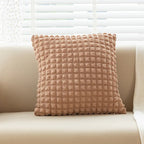 Creamy Style Throw Pillow Cover for Sofa Decor