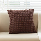 Creamy Style Throw Pillow Cover for Sofa Decor