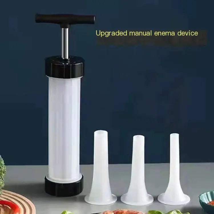 Manual Sausage Stuffer for Home Use and Crafting