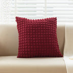 Creamy Style Throw Pillow Cover for Sofa Decor