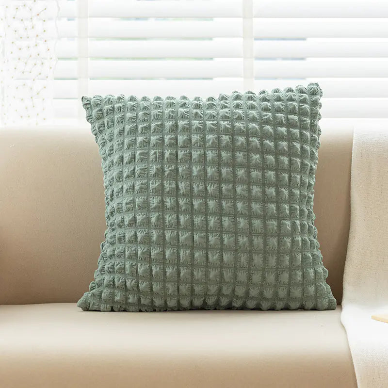 Creamy Style Throw Pillow Cover for Sofa Decor