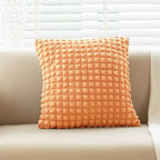 Creamy Style Throw Pillow Cover for Sofa Decor